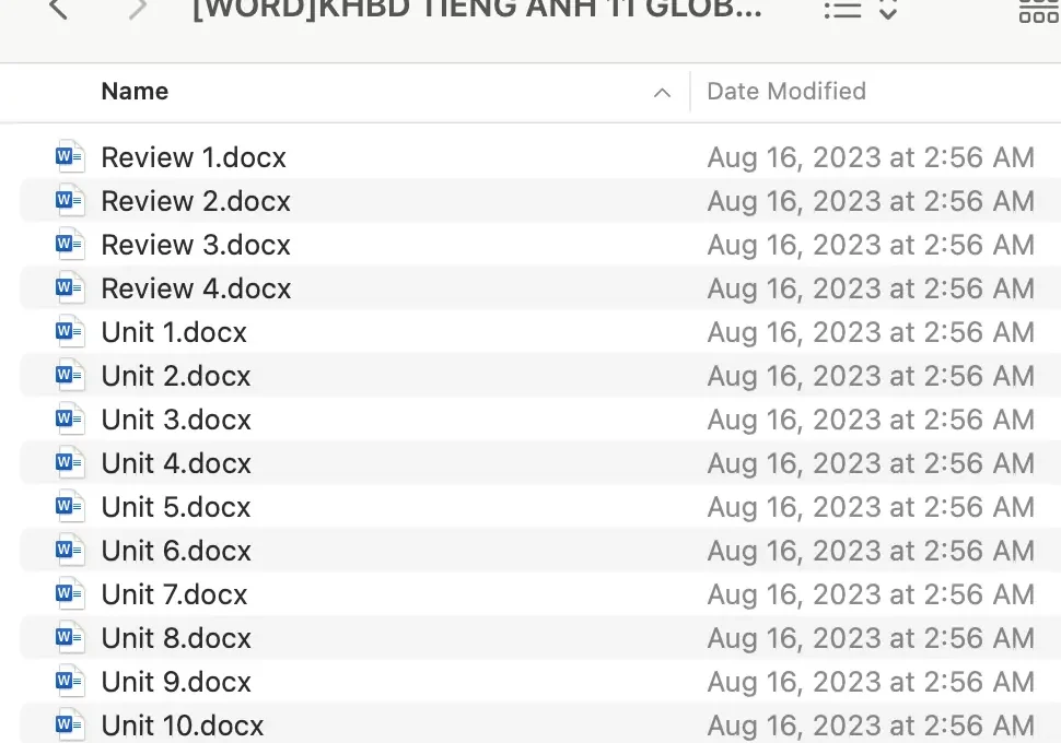 Giáo án Tiếng Anh 11 Global Success